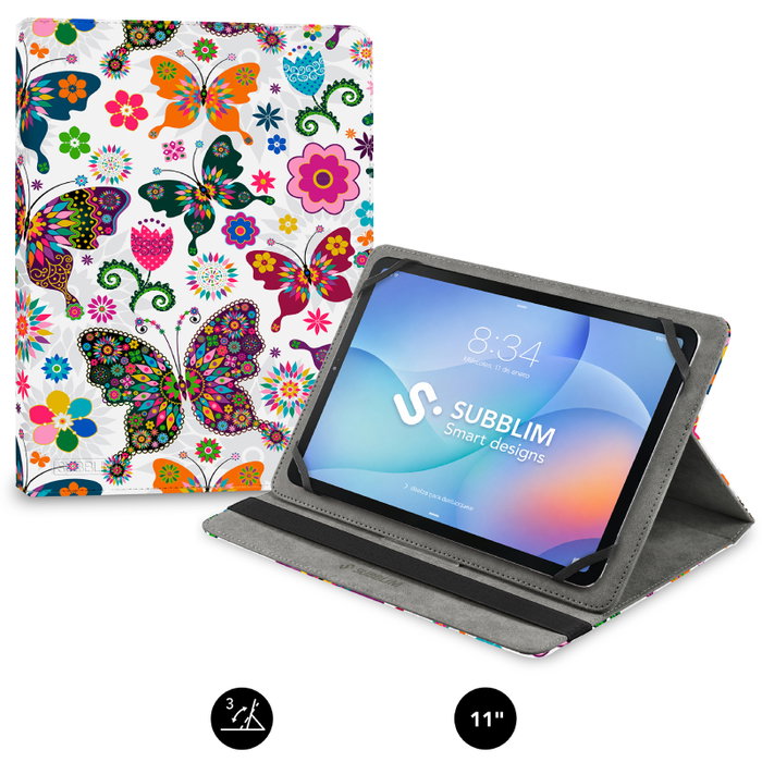 Subblim Funda Trendy Case Mariposas para Tablet de 9.6-11 pulgadas Subblim Funda Trendy Case Mariposas para Tablet de 9.6-11 pulgadas